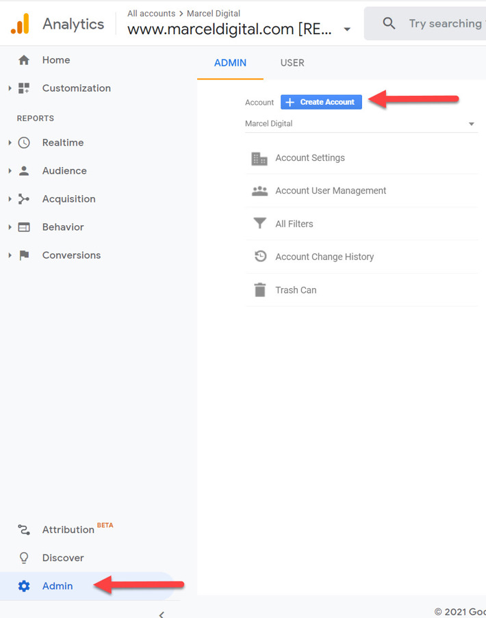Creating a GA4 Account
