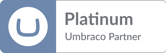 Umbraco Platinum Partner Badge